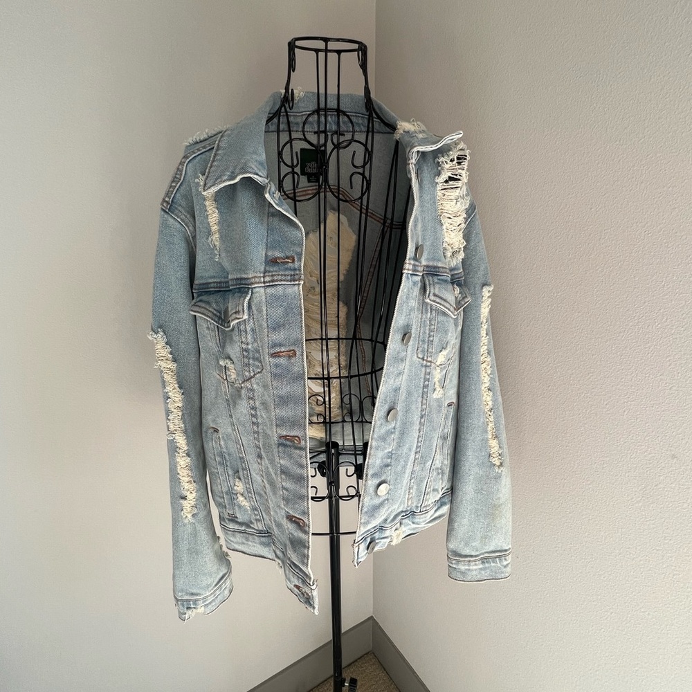 Distressed Jean Jacket